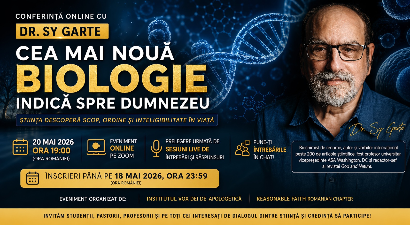 Cea mai nouă biologie indică spre Dumnezeu